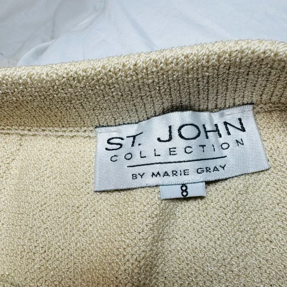 St. John Marie Gray knit skirt NWT - Picture 4 of 6